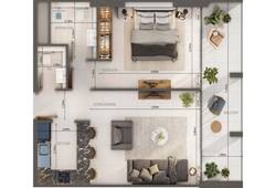 1 bedroom apartment